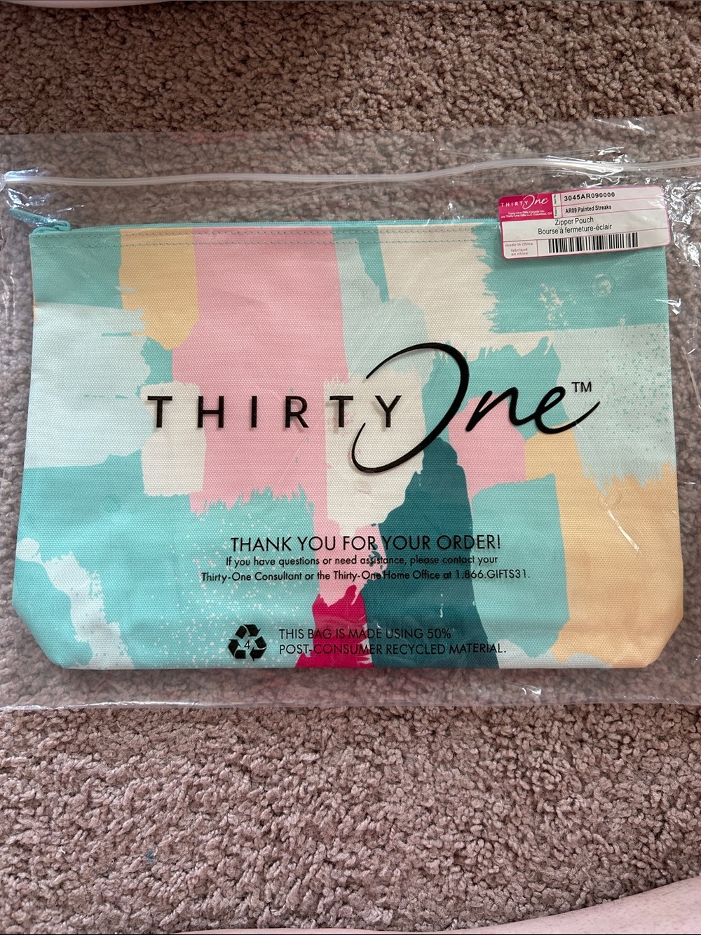 Thirty-One Zipper Pouch